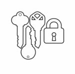 Maya Road - Clear Acrylic Keys Keychain