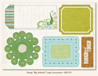 My Minds Eye - Abbey Road - Big Attitude Large Accessories Sheet
