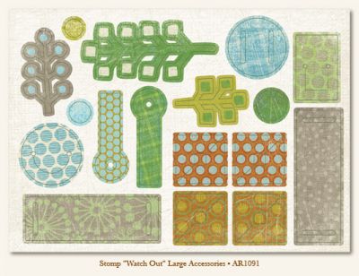 My Minds Eye - Abbey Road - Watch Out Large Accessories Sheet