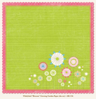 My Minds Eye - Abbey Road - Blossom Growing Garden Paper die cut