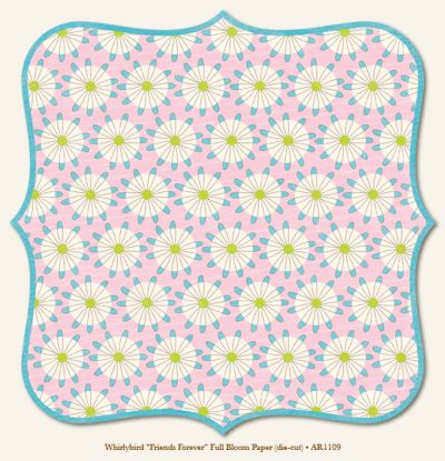 My Minds Eye - Abbey Road - Friends Forever Full Bloom Paper die cut