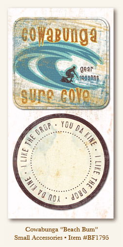 My Minds Eye - Breaking Free - Cowabunga - "Beach Bum" Small Accessories