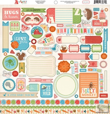 Carta Bella - Alphabet Junction - Element Stickers