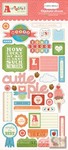 Carta Bella - Alphabet Junction - 6 x 13 Chipboard