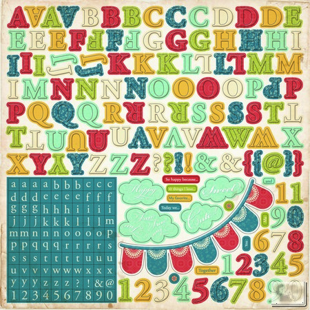 Carta Bella - Traditions - Alpha Stickers
