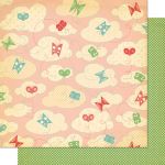 Cosmo Cricket  Togetherness - ALL A FLUTTER Patterned Paper