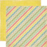 Echo Park - For The Record -Lace Stripes Paper