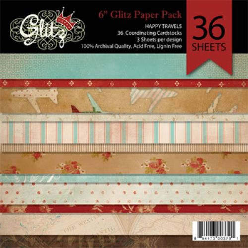 Glitz Design - Glitz 6x6 Paper Pads - Happy Travels