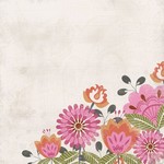 My Minds Eye - Indie Chic - Saffron - Girl - Primrose 12X12 Paper