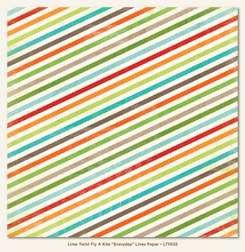 My Minds Eye - Lime Twist - Fly a Kite - Everyday - Lines Paper