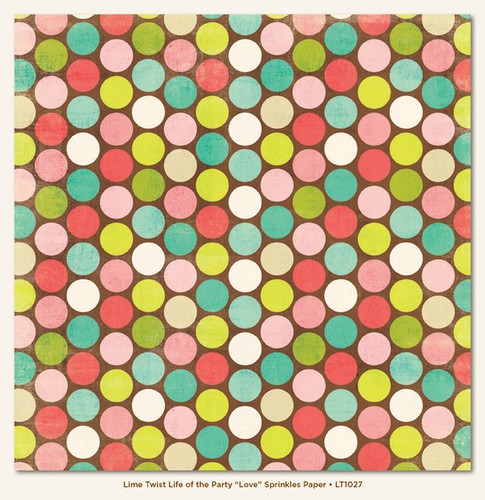 My Minds Eye - Lime Twist - Life of the Party - Love - Sprinkles Paper