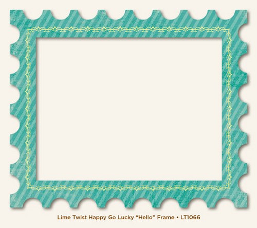 My Minds Eye - Lime Twist - Happy Go Lucky - Hello - Frame