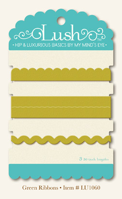 My Minds Eye - Lush - Green Ribbons