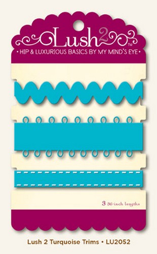 My Minds Eye - Lush - Turquoise - Trims