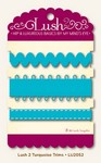 My Minds Eye - Lush - Turquoise - Trims