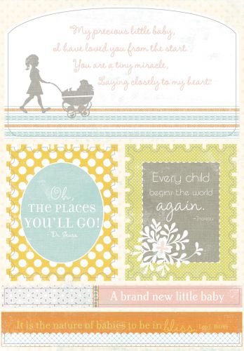 Authentique - Miracle Girl - Excerpts Girl Die Cuts 4x6