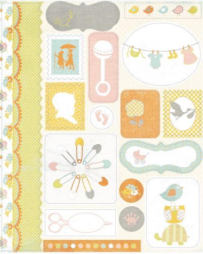 Authentique - Miracle Girl - Icons Girl  Die Cuts 6x8