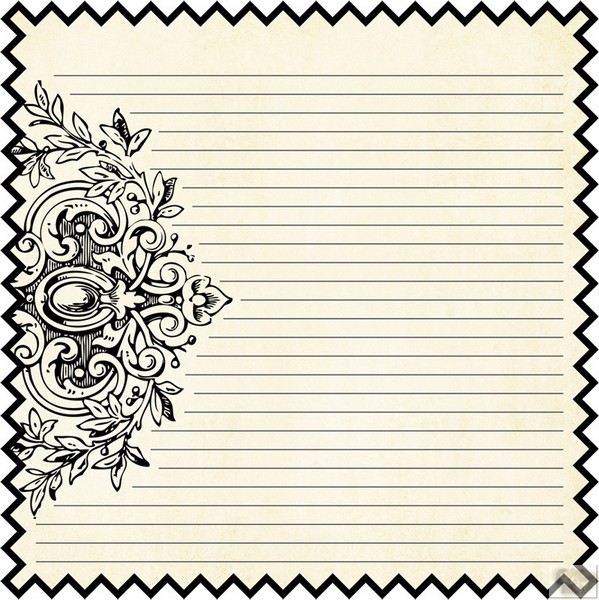 Teresa Collins Designs: Notations: Flourish Die Cut Paper