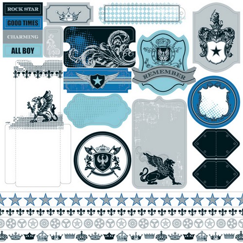 Teresa Collins - On the Edge - Die-Cut Sheet