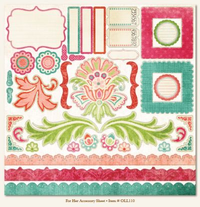 My Minds Eye - Ooh La La - For Her Accessory Sheet