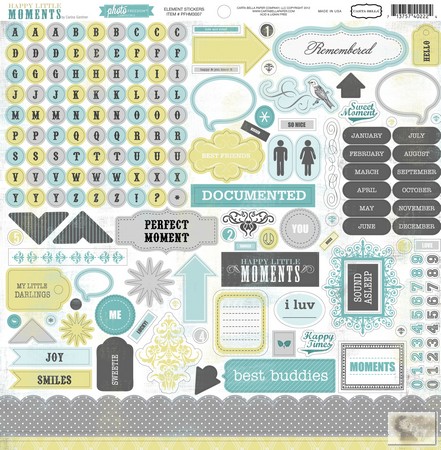 Carta Bella - Photo Freedom - Happy Little Moments - Sticker