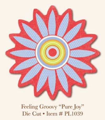 My Minds Eye - Penny Lane - Feeling Groovy - Pure Joy  -  Die Cut