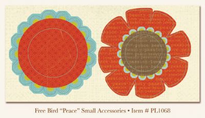 My Minds Eye - Penny Lane - Free Bird - Peace  -  Small Accessories (3x6)