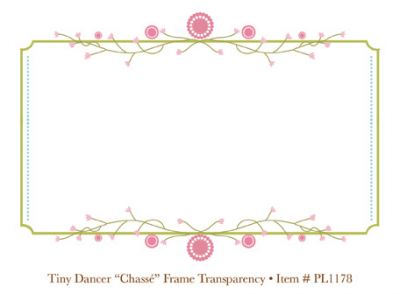 My Minds Eye - Penny Lane - Tiny Dancer - Chasse Frame (transparency)