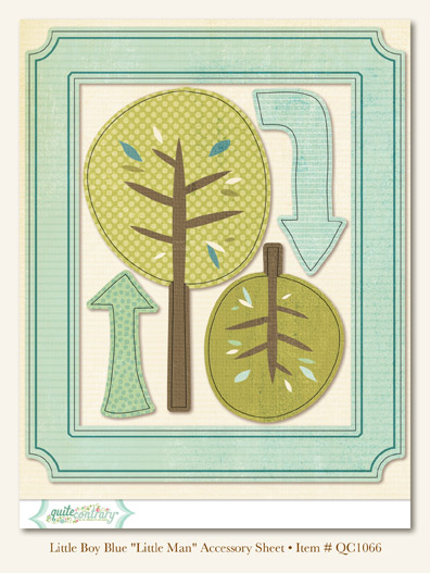 My Minds Eye - Quite Contrary - Little Boy Blue -"Little Man" Accessory Sheet