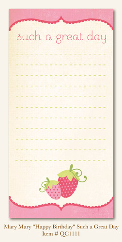 My Minds Eye - Quite Contrary - Mary Mary -"Happy Birthday" Such a Great Day