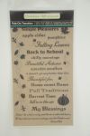 October Afternoon - Rub-ons - Fall Days (Brown)