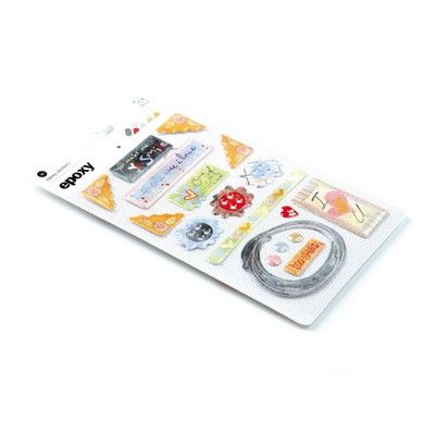 Basic Grey - Sugar Rush - Sugar Rush Epoxy Sticker