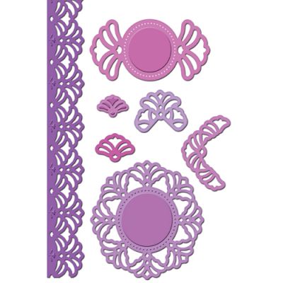 Spellbinders - Shapeabilities Die - Vintage Lace Accents