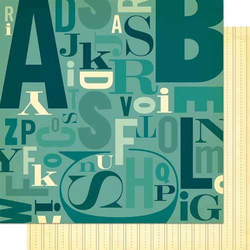 Cosmo Cricket - Social Club - Jazz Social 12x12 Double Sided Patterned Paper