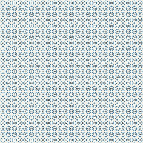 Teresa Collins - Sports Edition II - Blue Numbers Paper