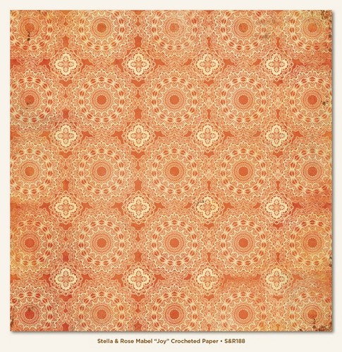 My Minds Eye - Stella and Rose - Mabel - "Joy" Crocheted Paper