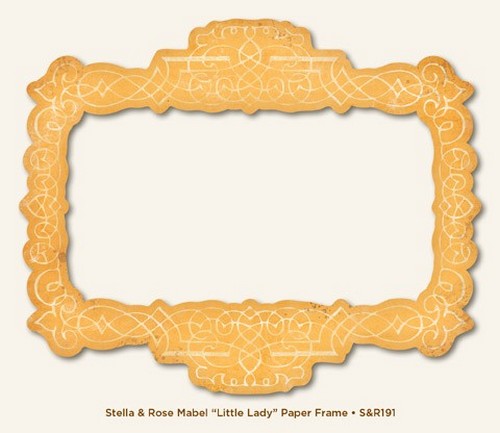 My Minds Eye - Stella and Rose - Mabel - "Little Lady" Paper Frame