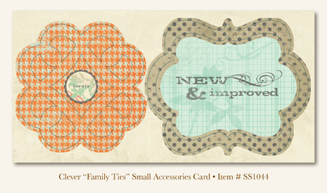 My Minds Eye - So Sophie - Clever - "Family Ties" Accessories Small Card