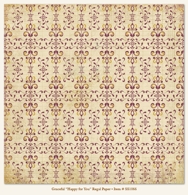 My Minds Eye - So Sophie - Graceful - "Happy for You" Regal Paper