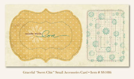 My Minds Eye - So Sophie - Graceful - "Sweet Chic" Accessories Small Card