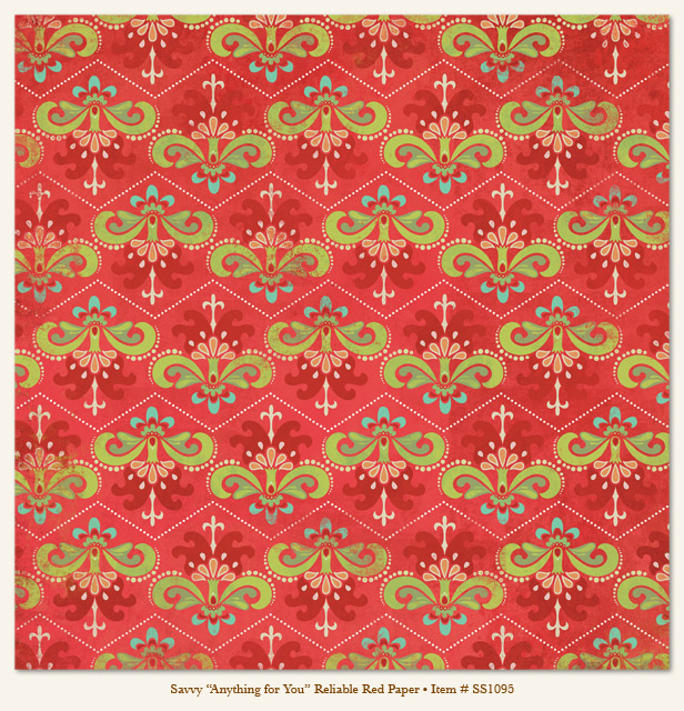 My Minds Eye - So Sophie - Savvy - "Anything for You" Reliable Red Paper