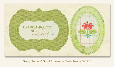 My Minds Eye - So Sophie - Savvy - "In Love" Accessories Small Card