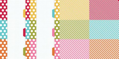 Simple Stories Sn@p! Dot Stripe Jounraling #1 65# Double Sided Cardstock