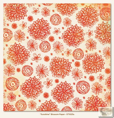 My Minds Eye - The Sweetest Thing - Tangerine - Sunshine Blossom Paper