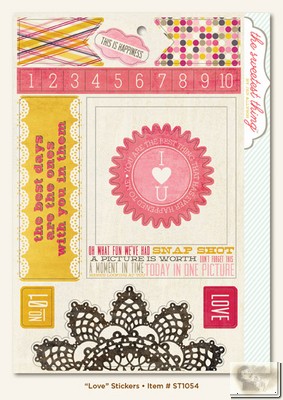 My Minds Eye - The Sweetest Thing - Honey - Love Stickers