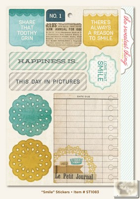 My Minds Eye - The Sweetest Thing - Bluebell - Smile Stickers