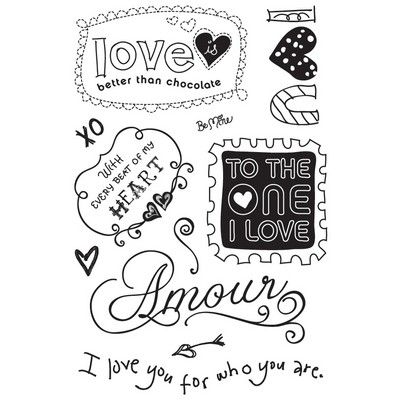 Basic Grey - Sugar Rush - Sugar Rush Amour Stamp