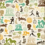 Echo Park - This and That Charming - Vintage Boy Patterned Paper