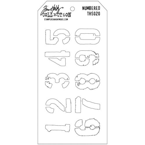 Tim Holtz - Collection - Stampers Anonymous - Numbered