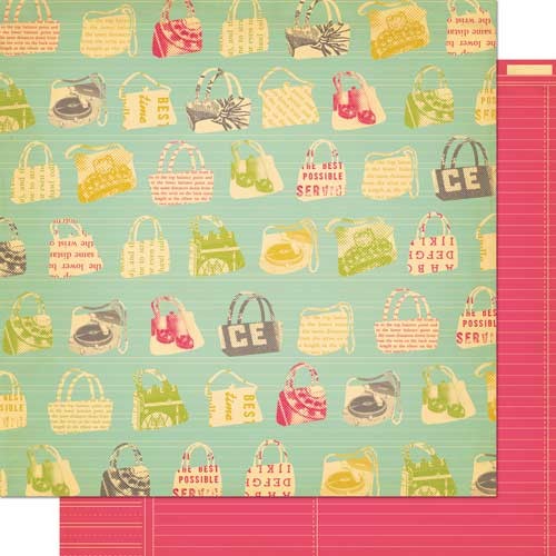 Cosmo Cricket - Upcycle - Re:design 12x12 Double Sided Patterned Paper